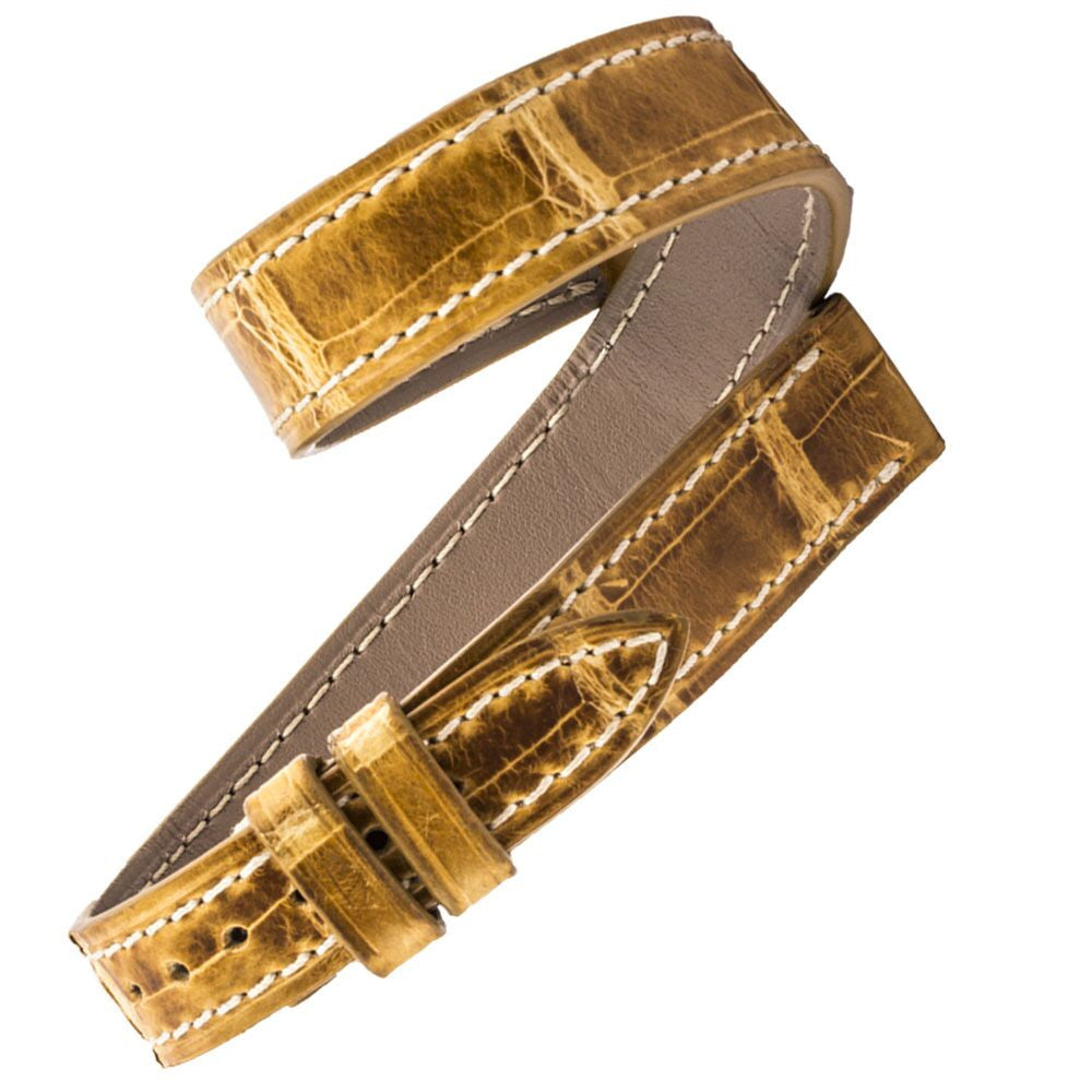 hermes alligator watch strap