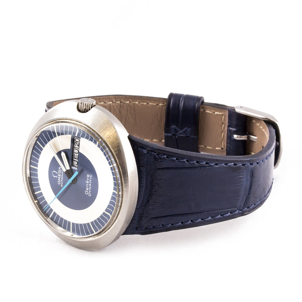 omega watch leather belt
