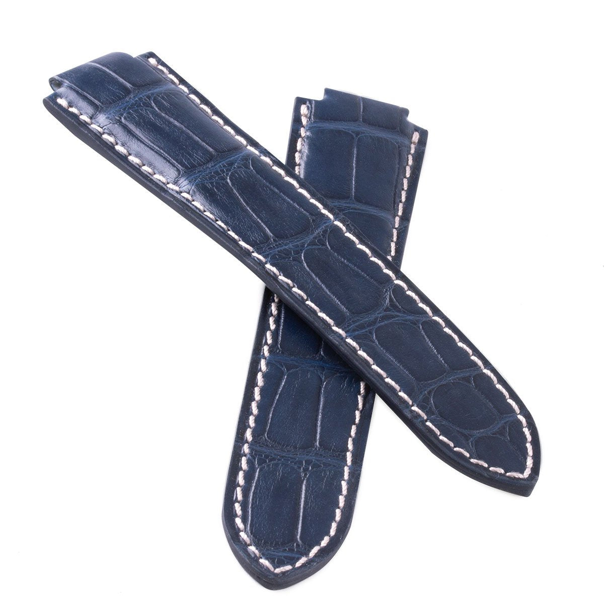 cartier blue ballon leather strap