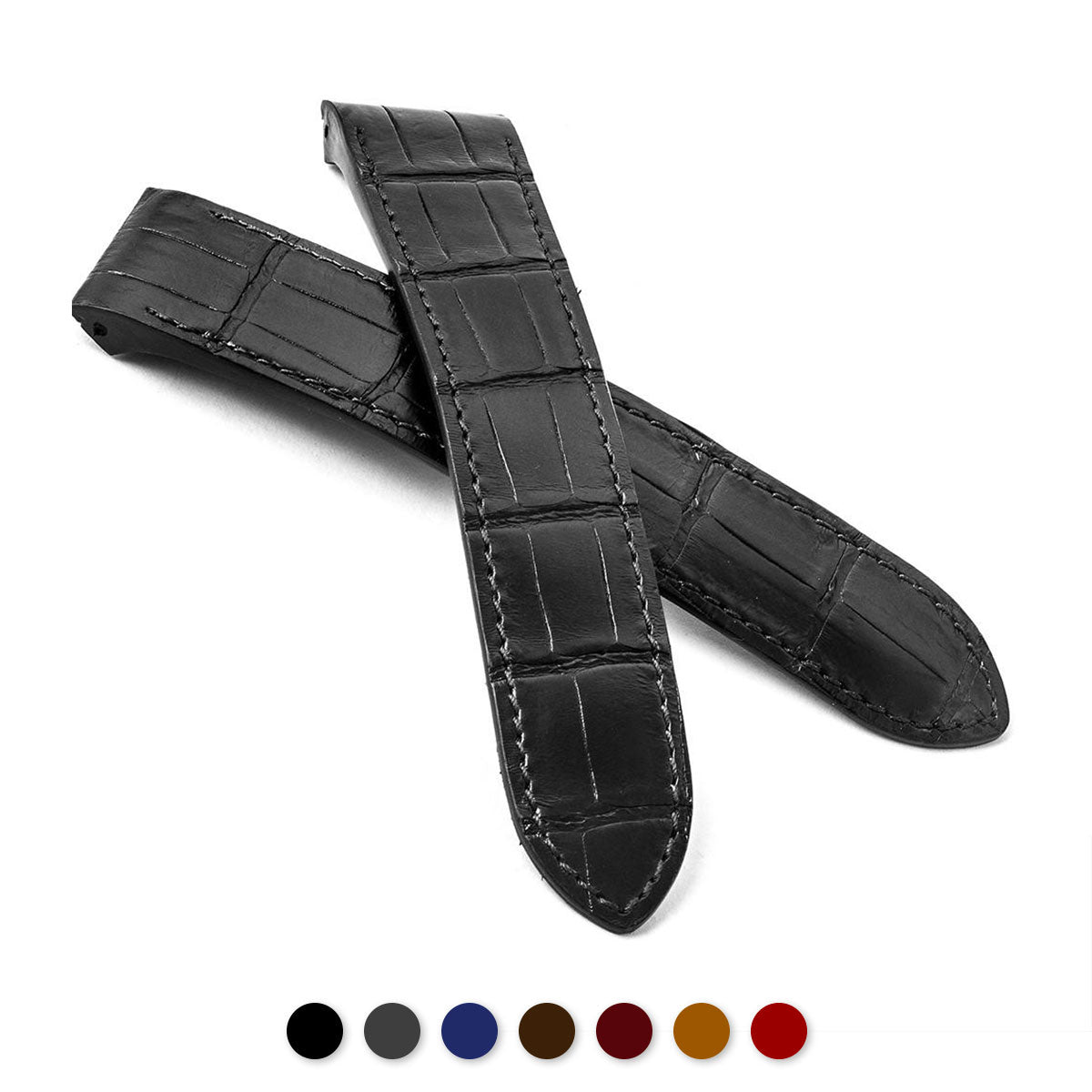 rubber watch strap for cartier santos 100