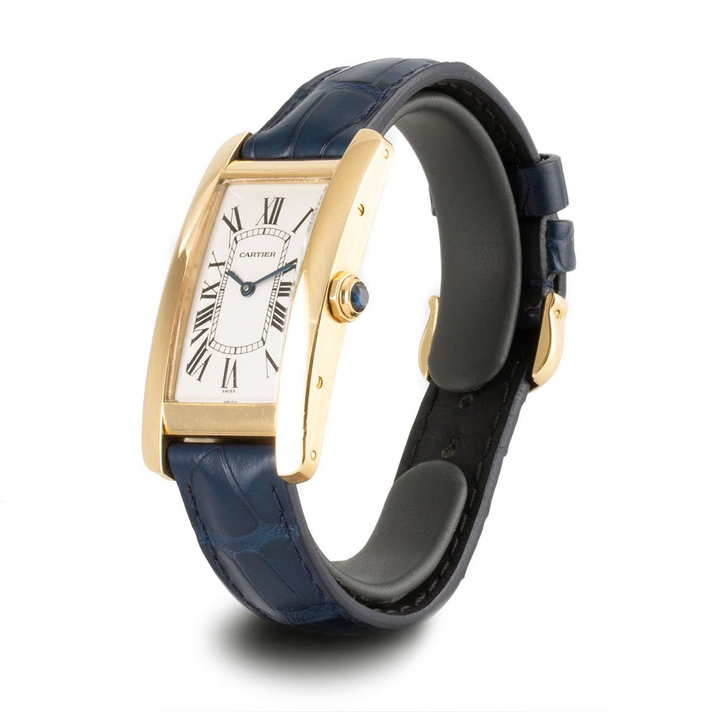 second hand cartier tank americaine watch