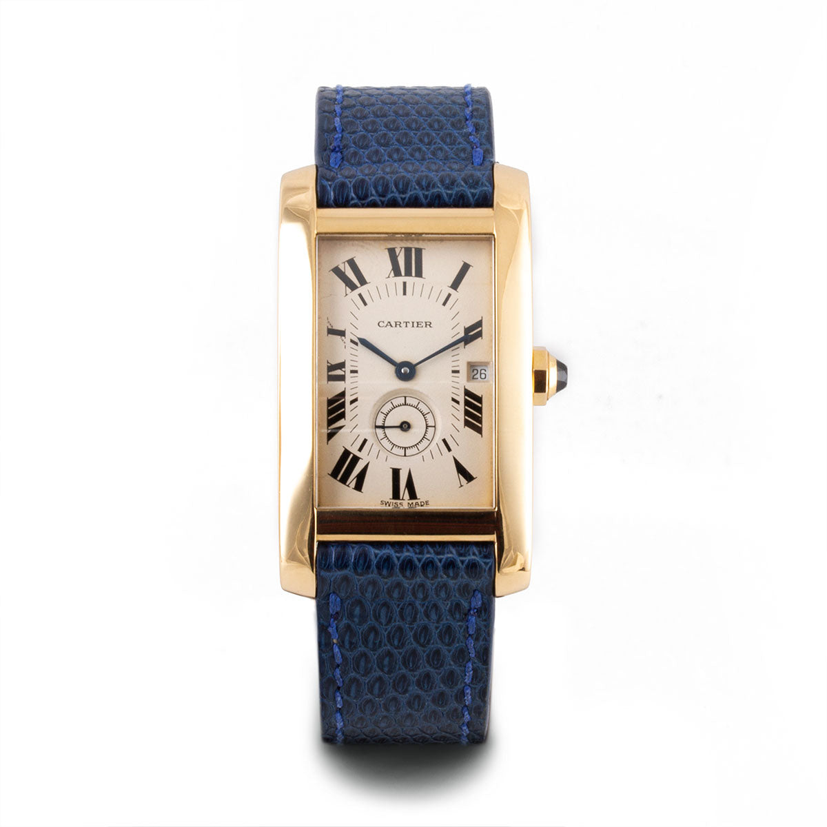 second hand cartier tank americaine watch