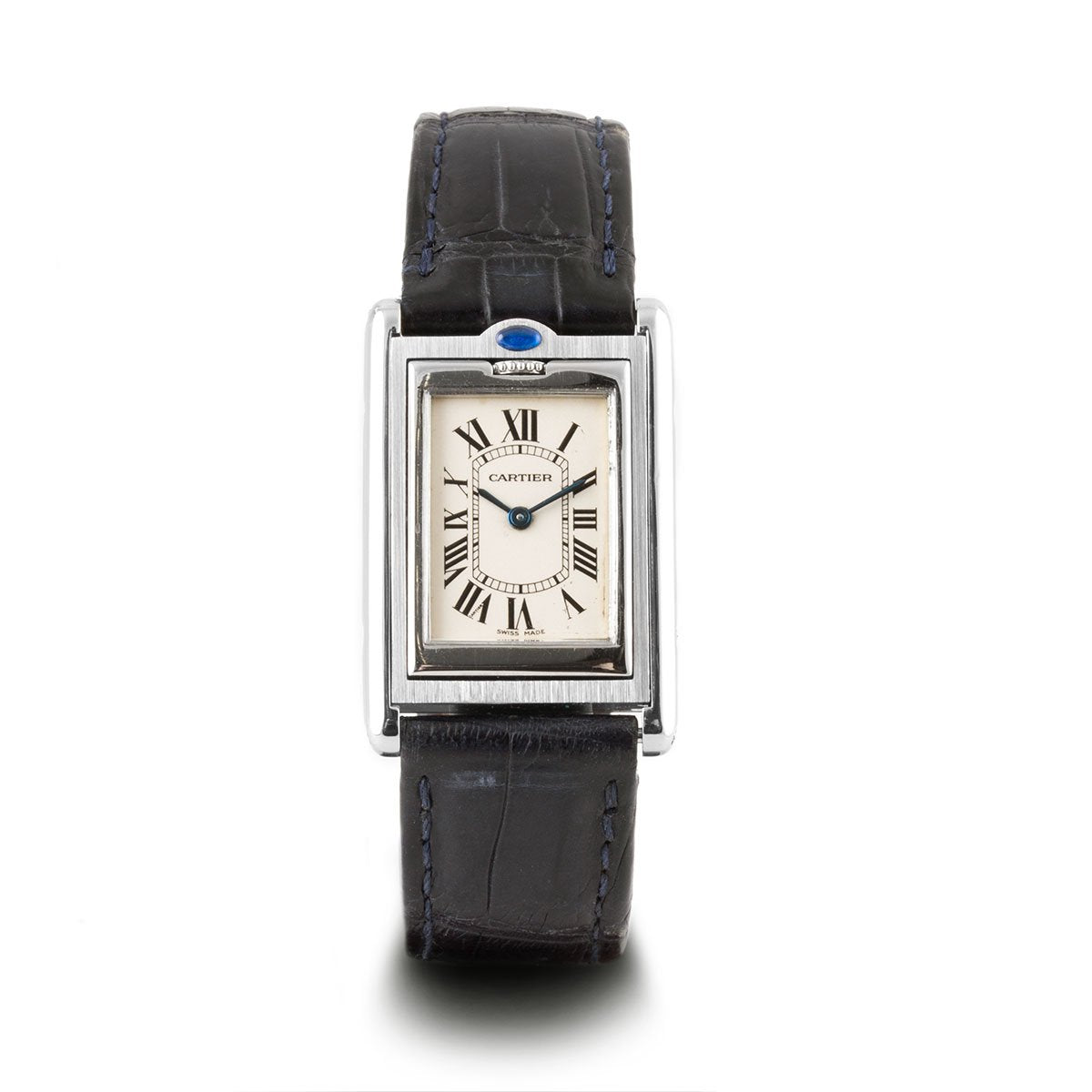 cartier ladies tank basculante watch