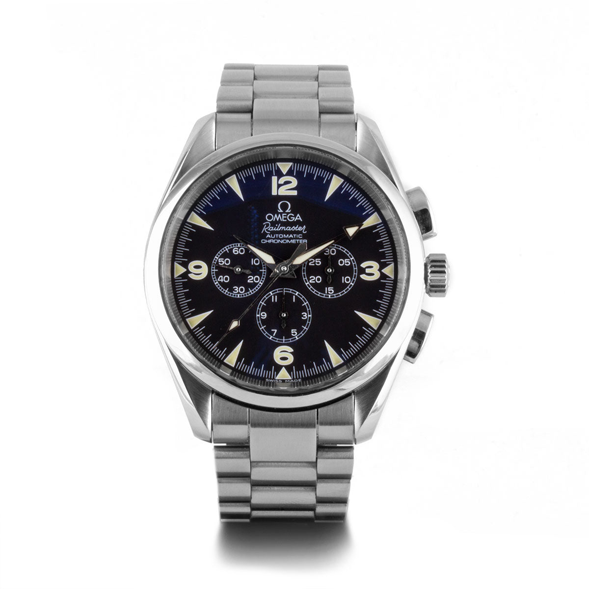 omega railmaster chronograph