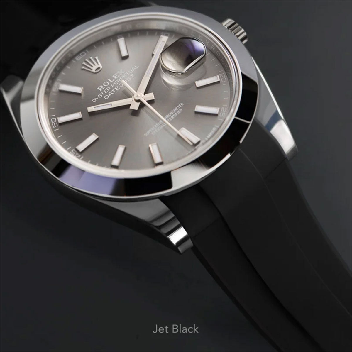 rolex datejust 41 black