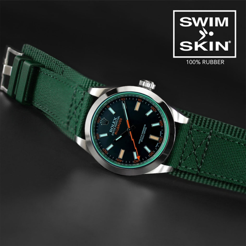 rolex milgauss with rubber strap