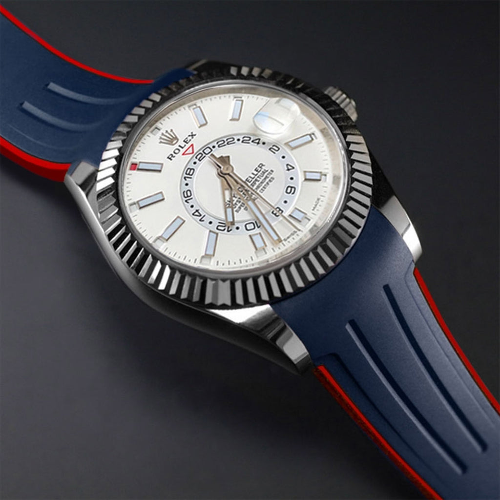 rolex sky dweller rubber strap