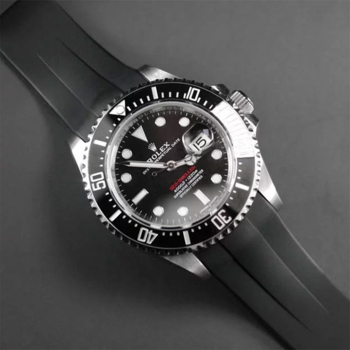 rolex deepsea sea dweller rubber strap