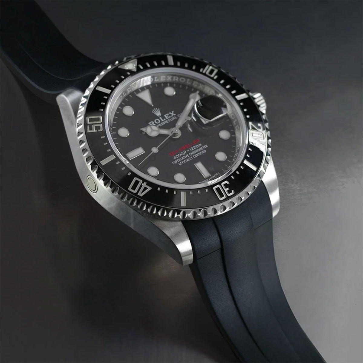 rolex deepsea dweller rubber strap