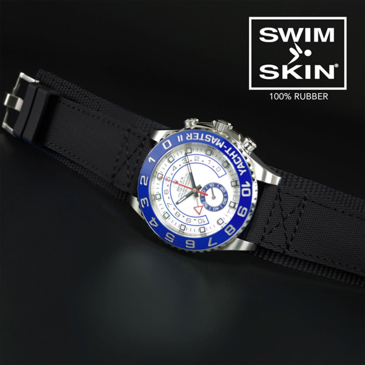yachtmaster 2 rubber strap