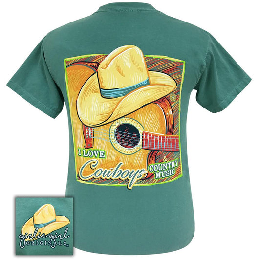 Cowboys And Country Music Comfort Color Seafoam 2061 Short Sleeve