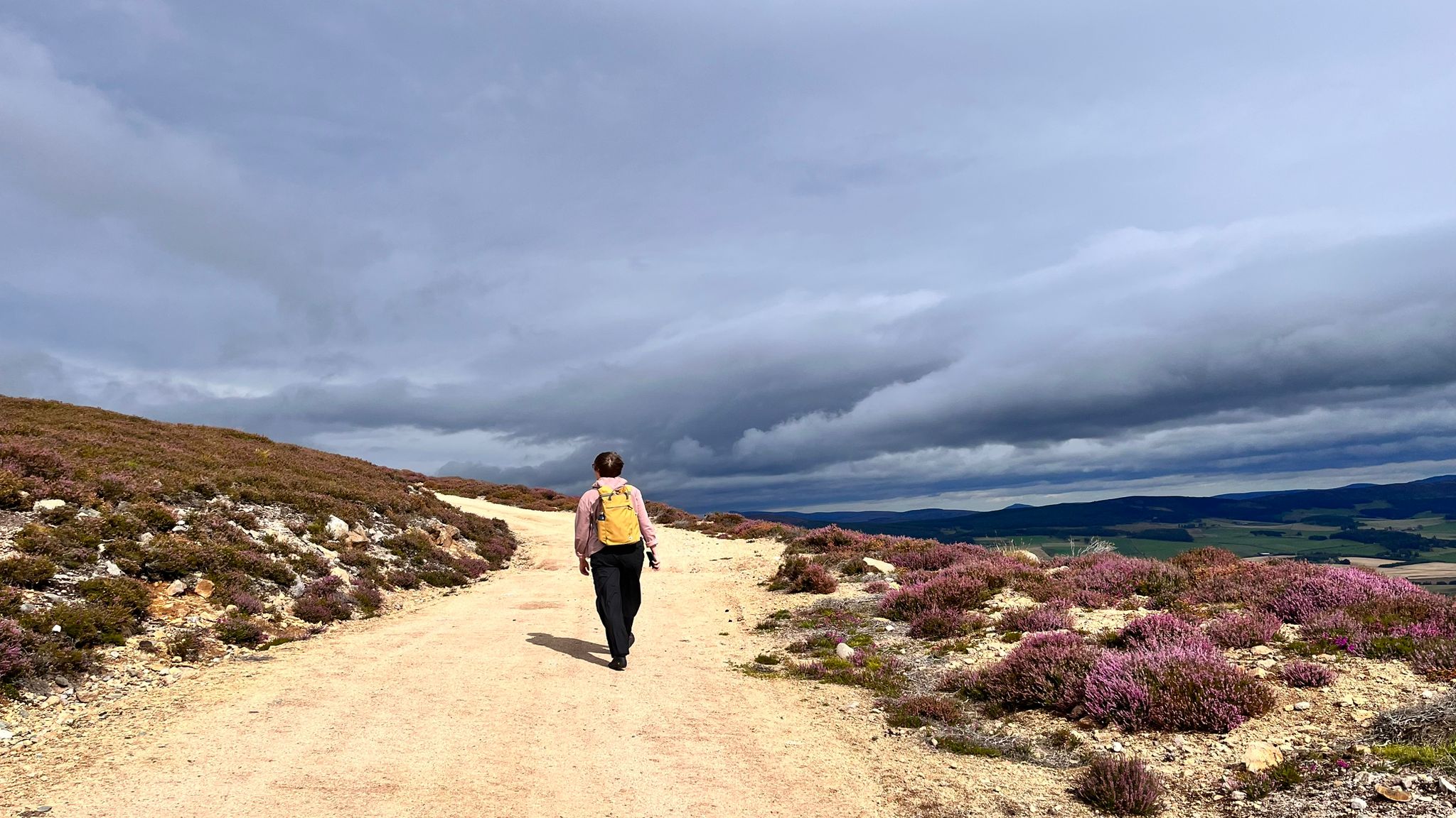 the path up culblean hill, Cairngorms