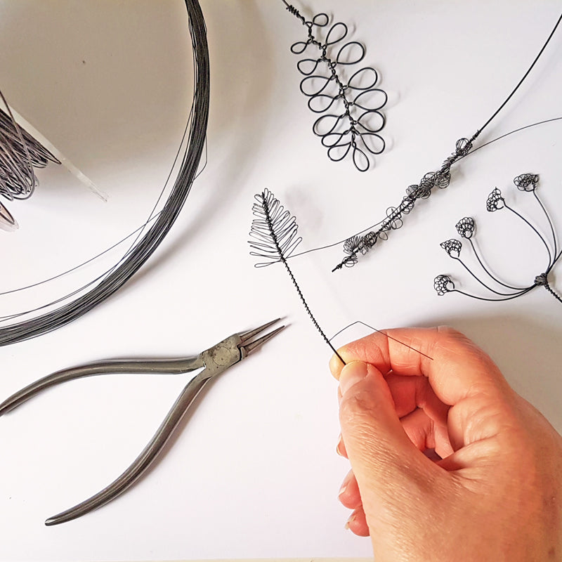Judith Browns wire jewellery