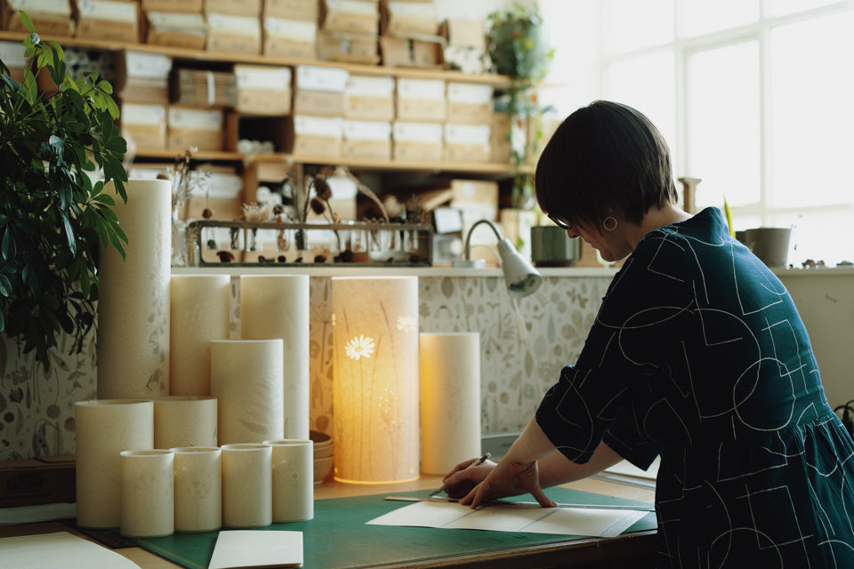 Hannah Nunn studio - photo by Sarah Mason