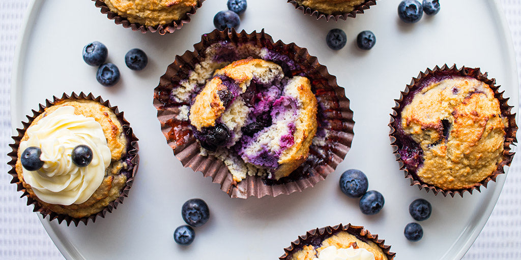 Lo-Dough blueberry muffins 