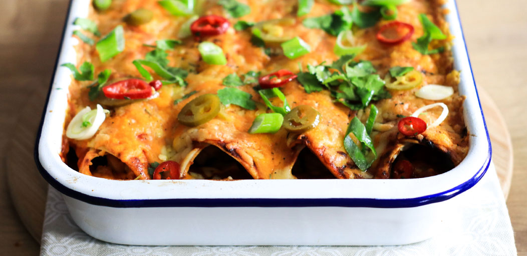 Low calorie enchiladas