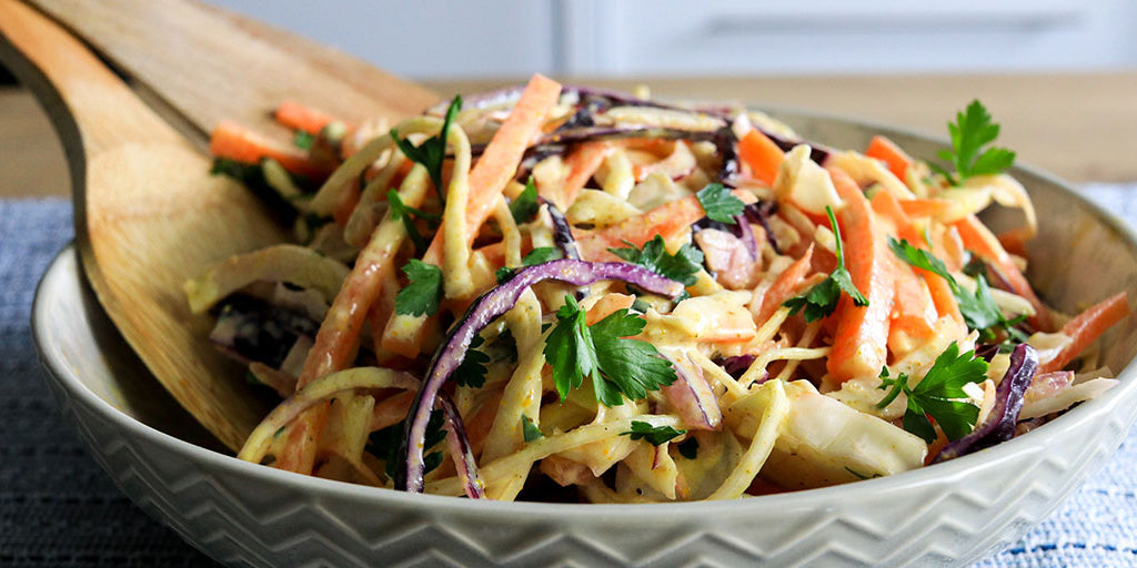 Curried Low-Carb, Low-Cal Slaw