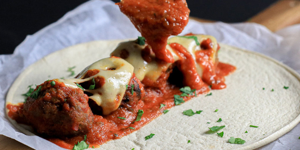 Meatball Marinara Wrap | Low Calorie Lunch Recipes | Lo-Dough