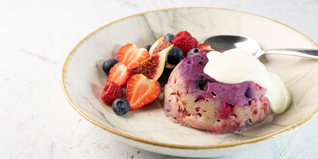 Mixed Fruit Mug Cake