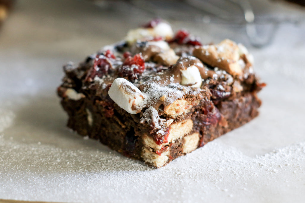 Low calorie rocky road brownies under 100 calories 