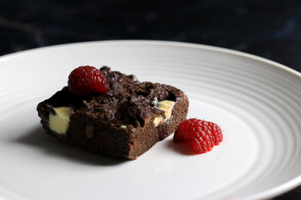 low calorie white chocolate brownie
