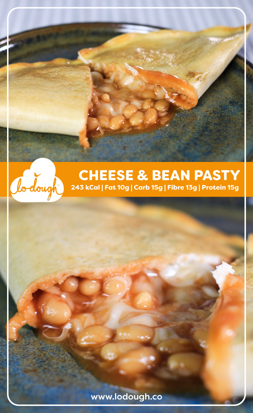 Cheese and Bean Pasty
