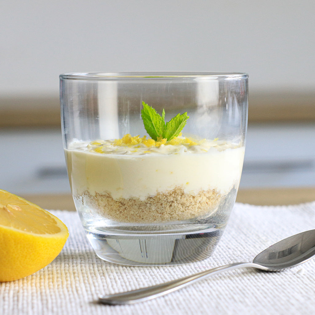 Low sugar lemon cheesecake