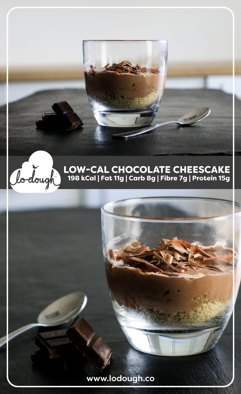 Low-Calorie Chocolate Cheesecake 