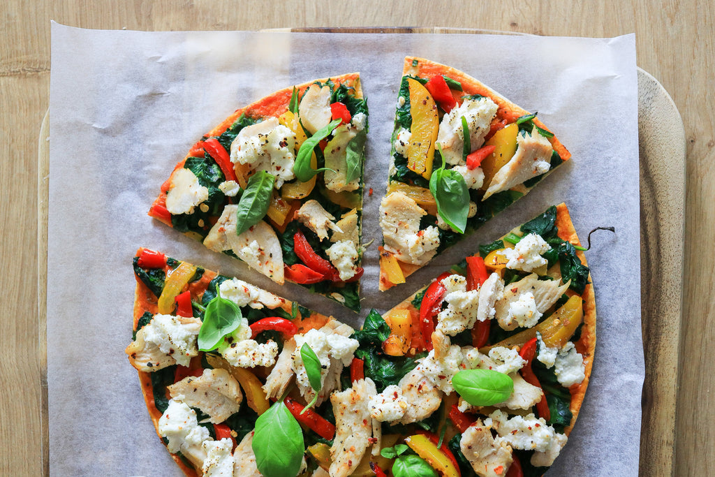 high protein pizza 