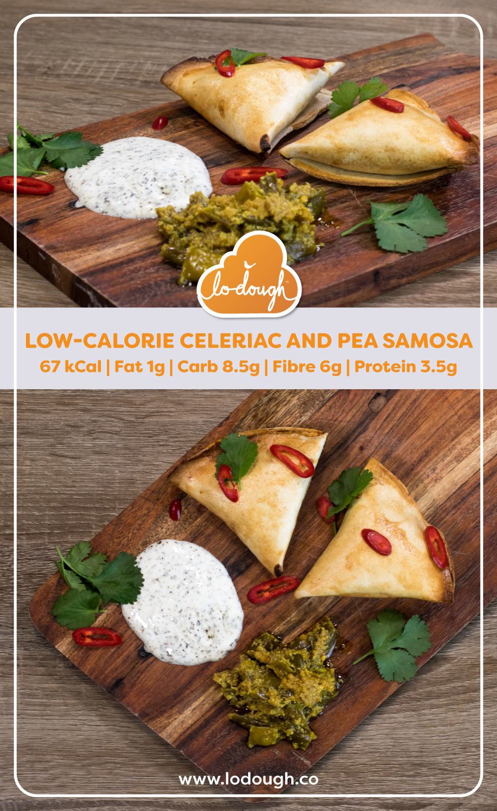 Low-Carb Celeriac and Pea Samosa | Low-Carb Pastry Alternatives ...