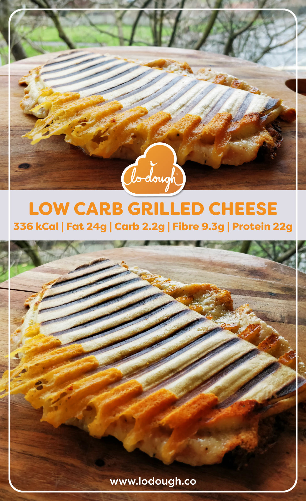 Low Calorie Grilled Cheese