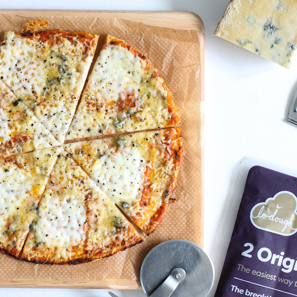 Low carb cheese pizza