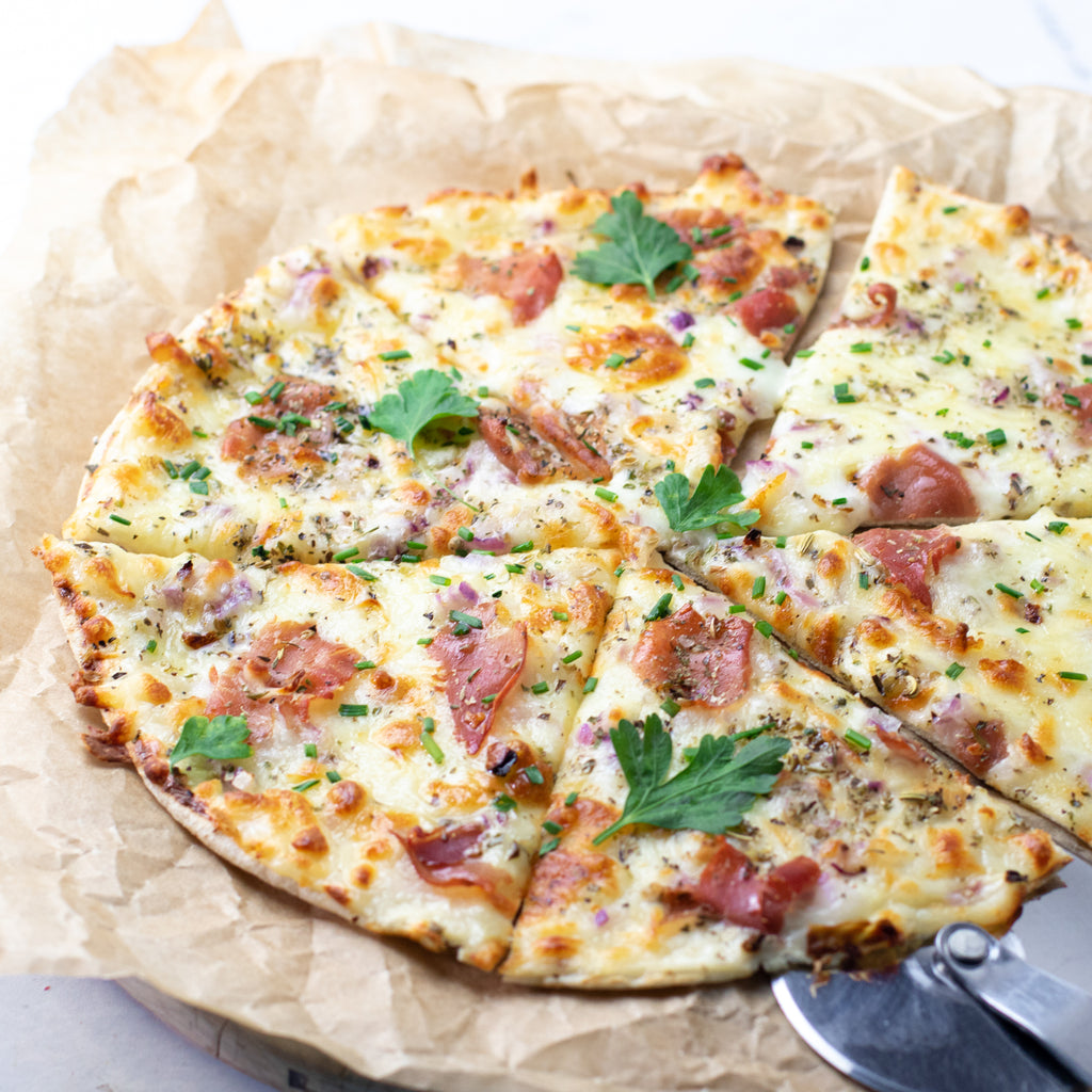 High protein pizza