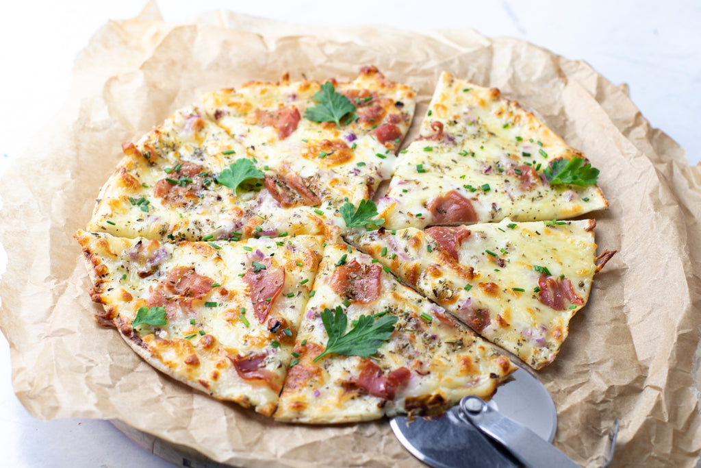 High protein pizza