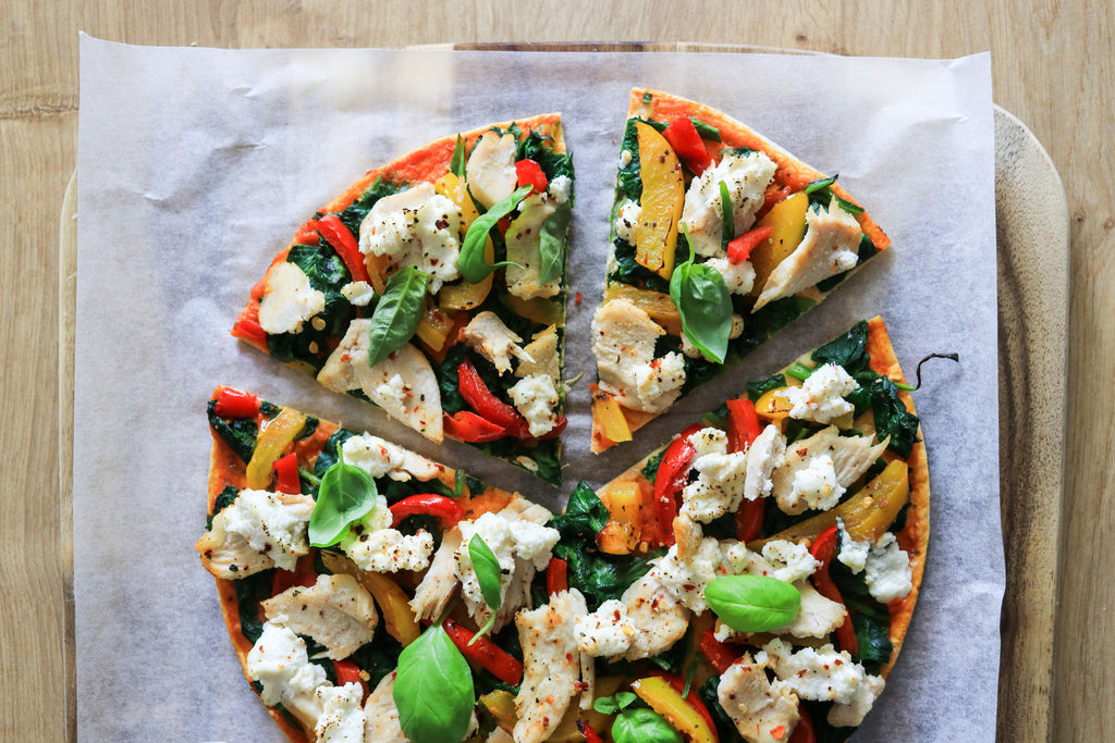 high protein pizza