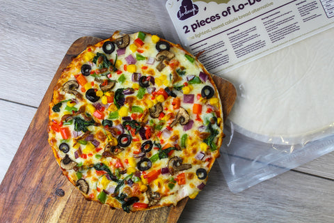 Low Calorie Veggie Pizza