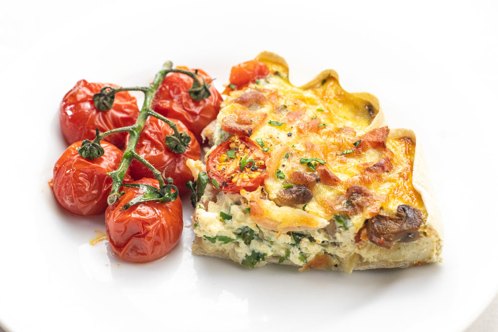 Low carb breakfast quiche