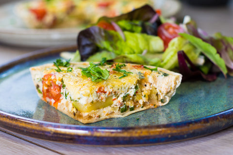 Mediterranean Veggie Quiche