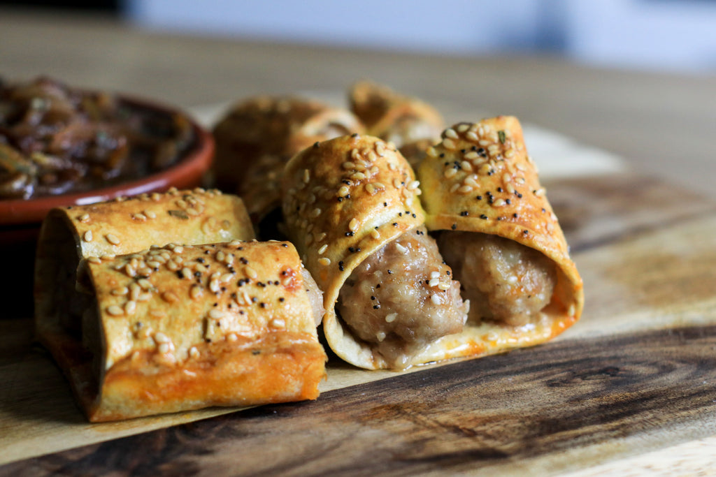 Low carb sausage roll