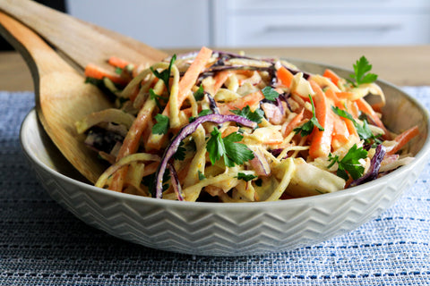 Low Carb Curried Coleslaw
