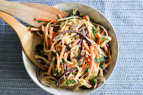 Curried Low Carb, Low Calorie Slaw