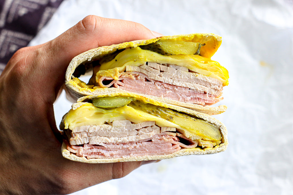 Low carb cubano toastie