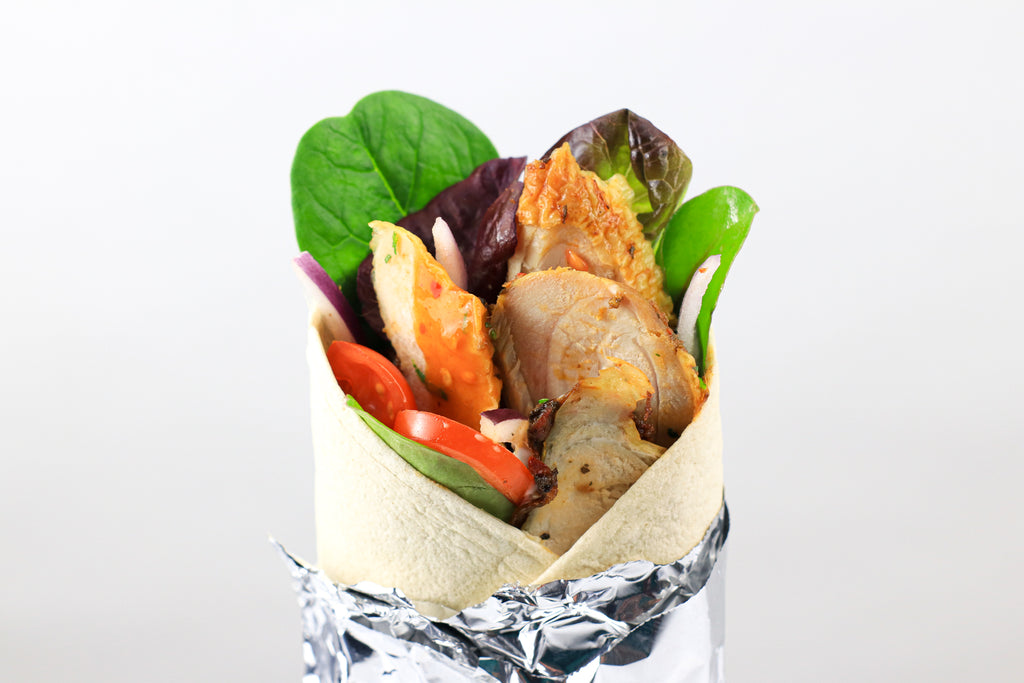 low carb chicken wrap