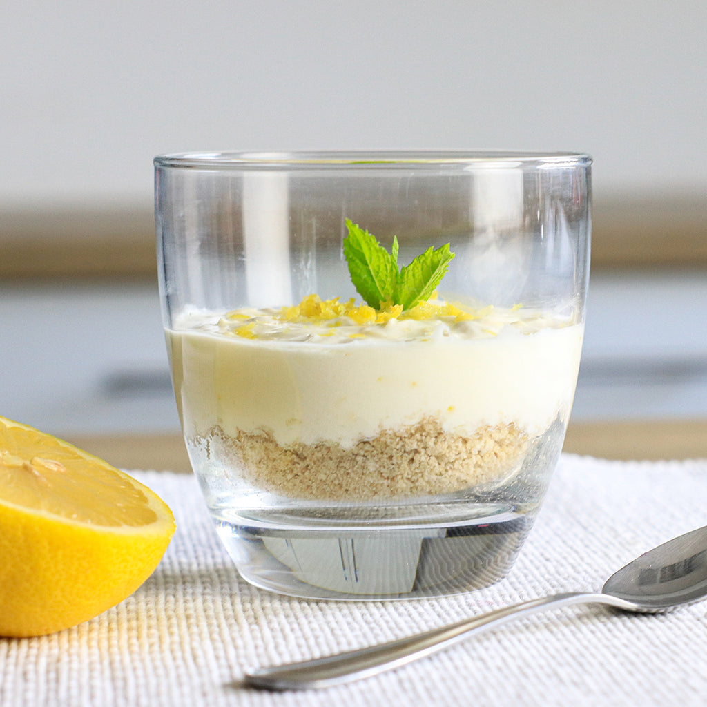 Low carb gluten free lemon cheesecake dessert recipe
