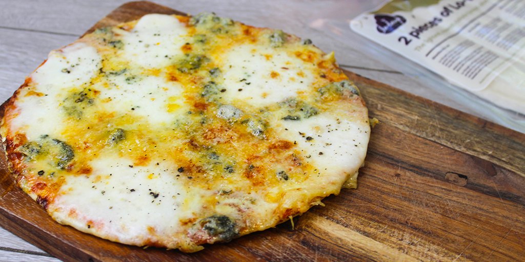 Low Calorie Four Cheese Pizza 