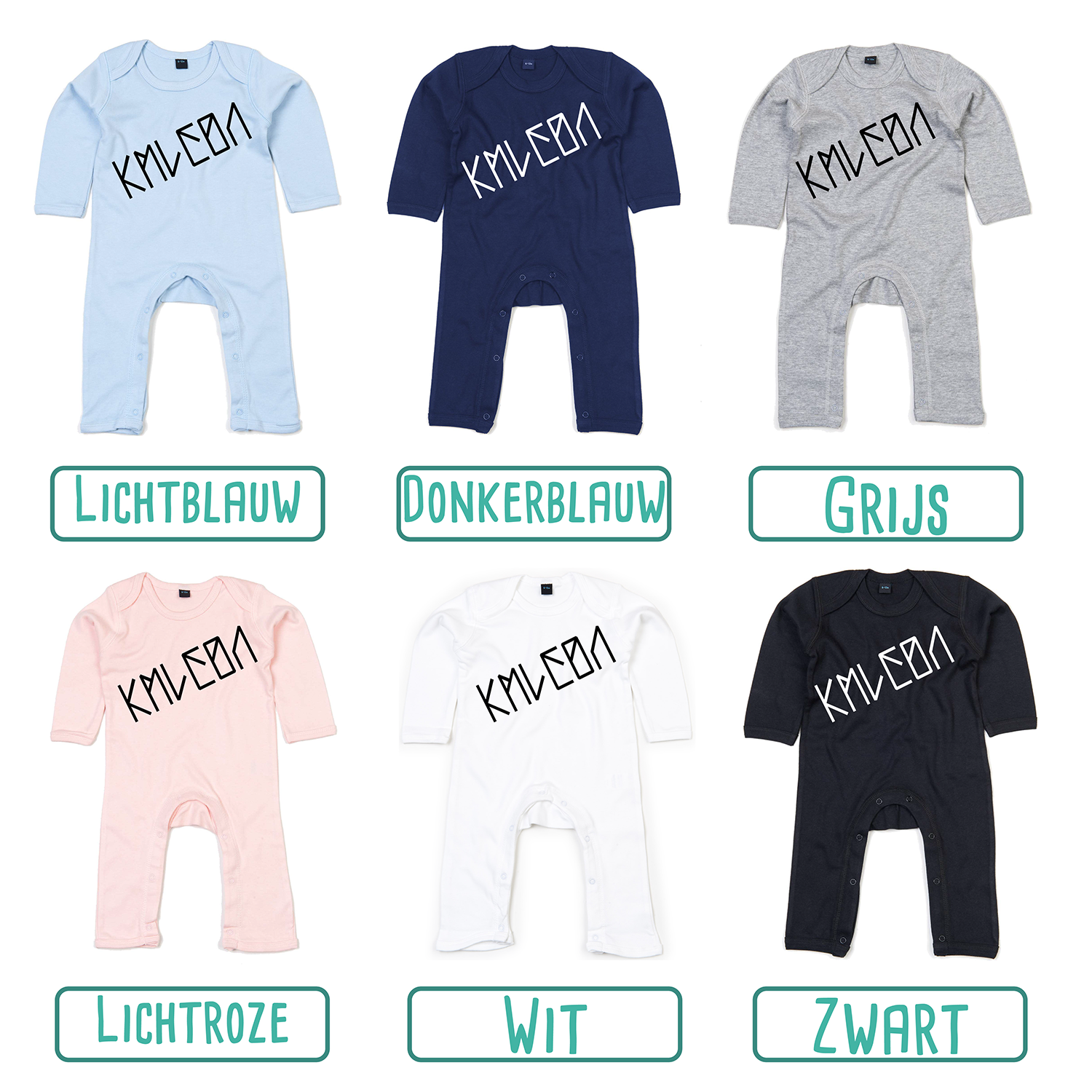 'Dance to the music' baby romper met lange mouwen