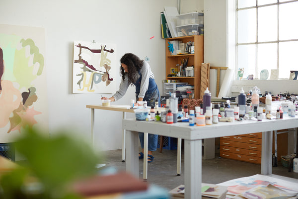 Jen Garrido in her studio