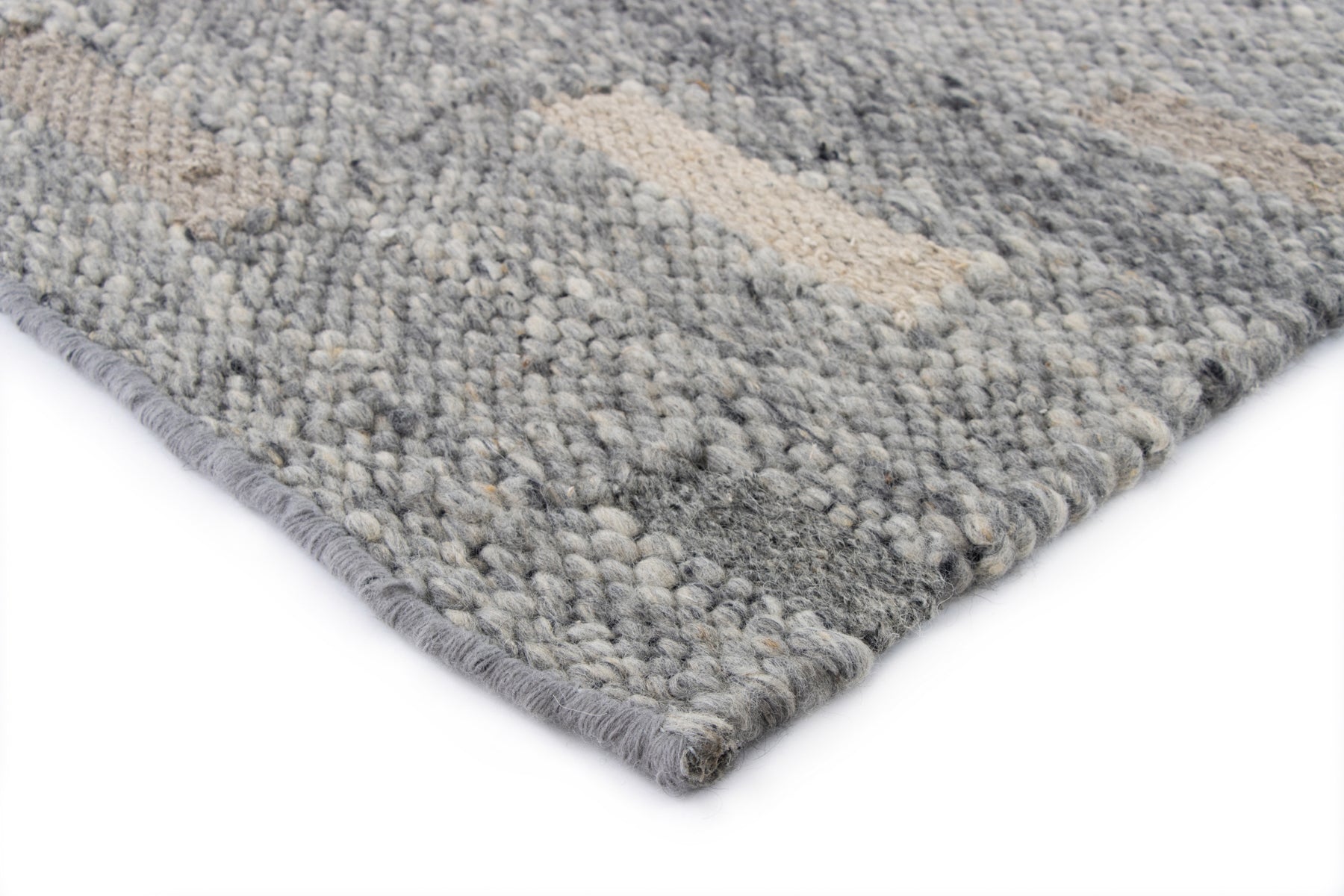 Neutral Wool Flatweave Rug- Morse - Revival™