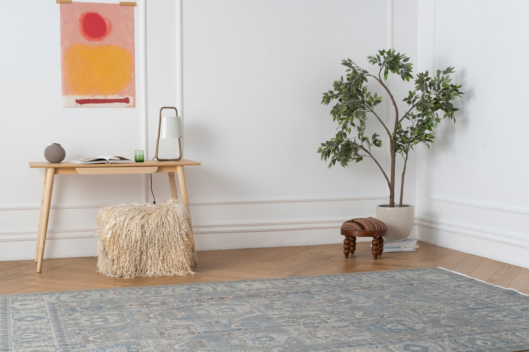 Lunaire - Bone - 8x10: FLOR Signature Area Rugs by FLOR