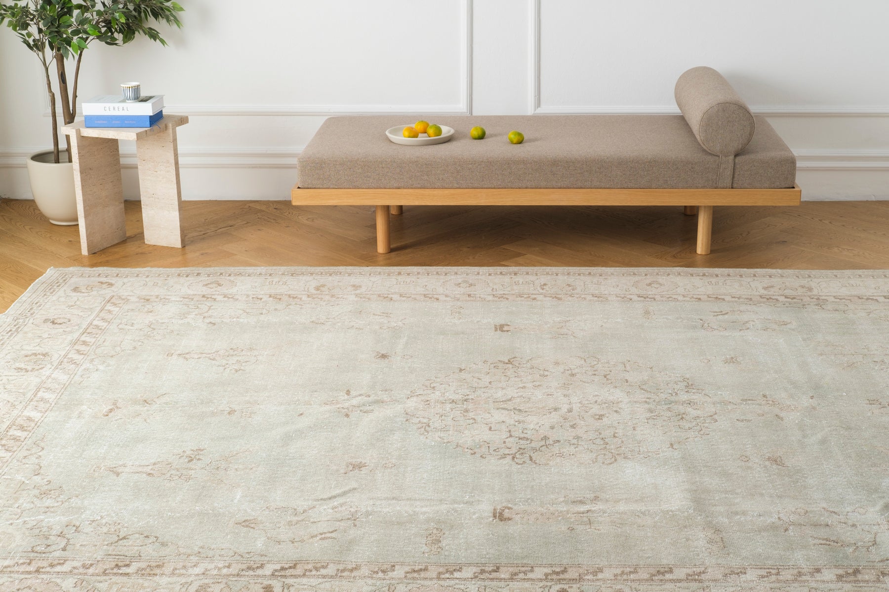 Lunaire - Bone - 8x10: FLOR Signature Area Rugs by FLOR